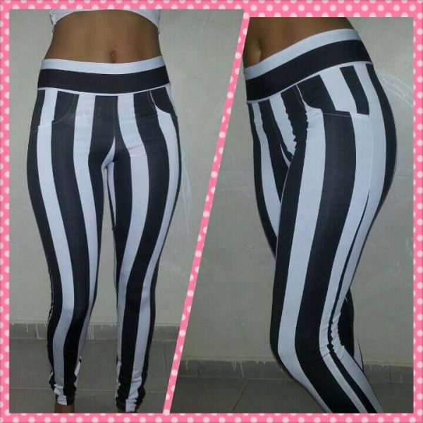 Calça Legging Listrada