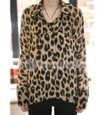 Blusa Chiffon Onça