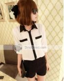 Blusa Chiffon Branca